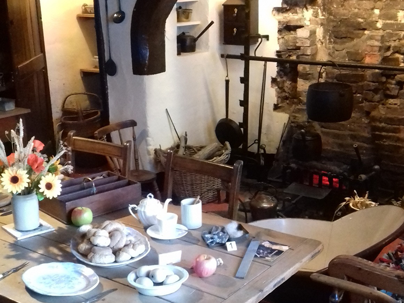 View of a kitchen from times gone by